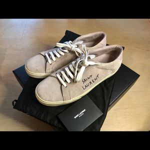 Saint Laurent Lilac Rose Sneakers